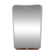 Large Wall Mirror Paolo Buffa Cherry and Brass, Italy, mid-century, circa 1940