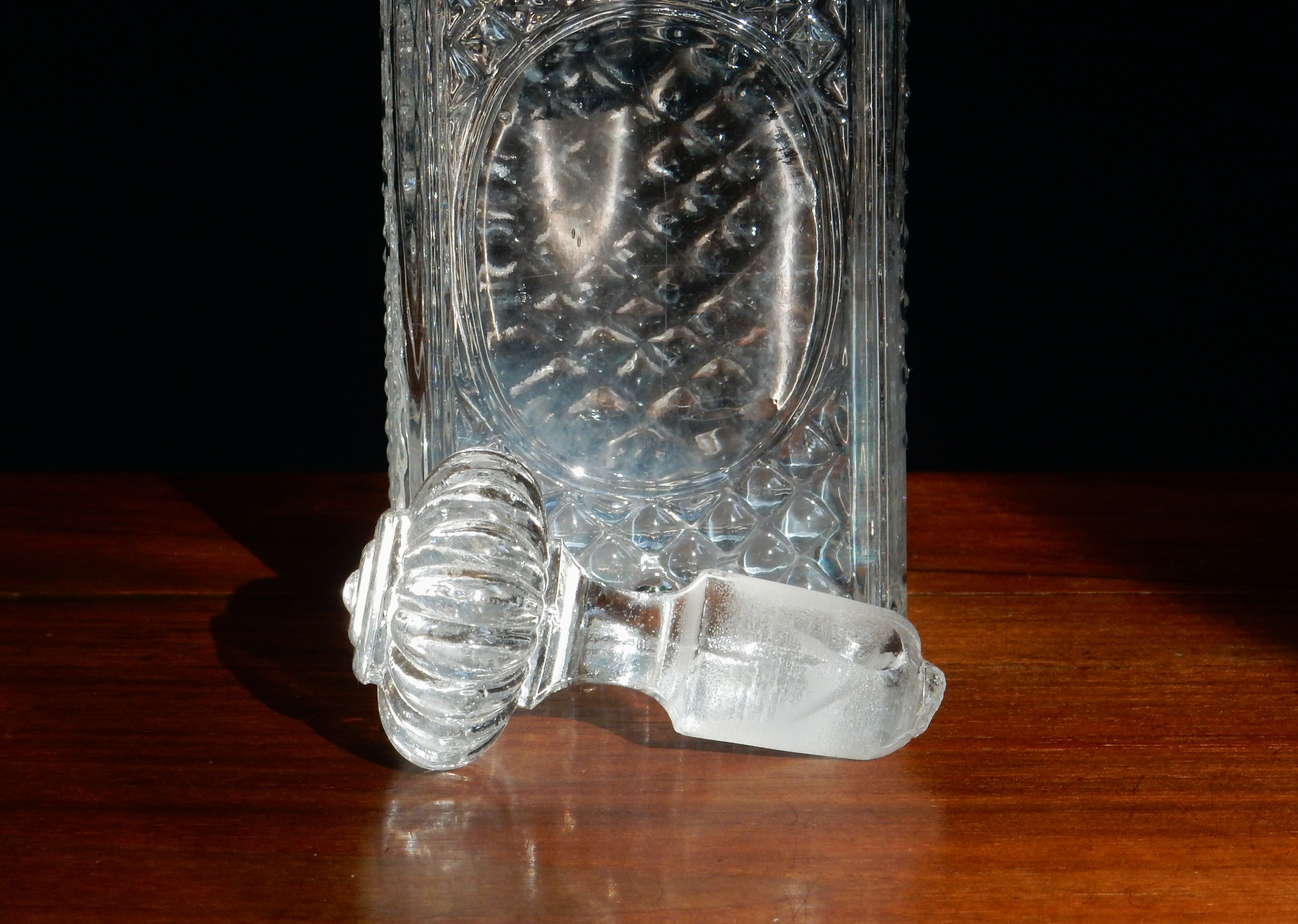 1960s vintage glass perfume bottle