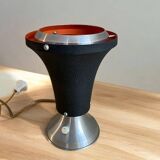 Space Age black and orange  table lamp