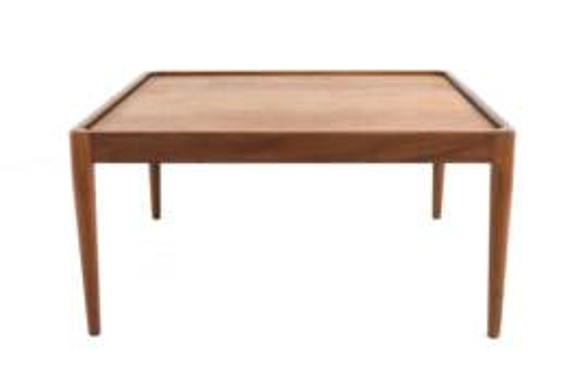 Square coffee table with reversible top 'Hilleberg' - mid-century modern style