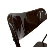 Vintage Ted Folding chairs Niels Gammelgaard for Ikea - Set of four - in Dark Brown