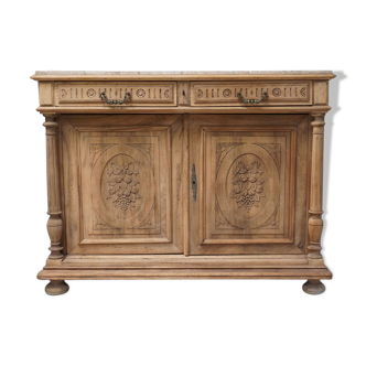 Dresser with beige marble tray