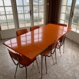 Table formica 60’s et 6 chaises
