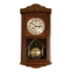 Antique art deco original f.m.s. Mauthe oak wall clock, Germany 1930s