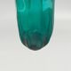 1970s Astonishing Emerald Green "Fazzoletto" Vase by Michielotto in Murano Glass. Made in Italy