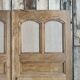 Pair of oak wardrobe doors