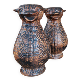 Paire de vases jasba 1970