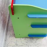 Multicolored children's desk and stool
