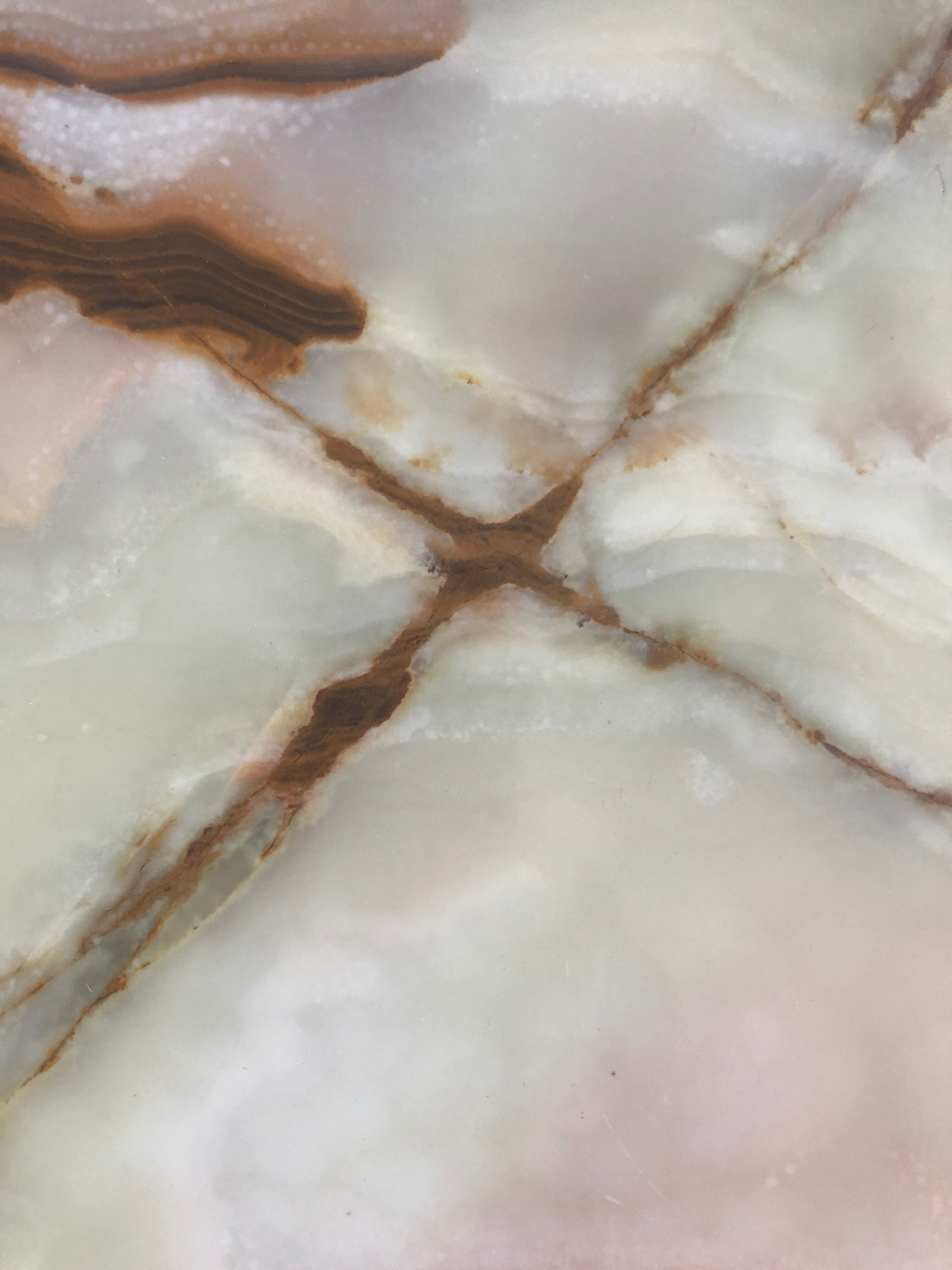 Marble onyx coffee table