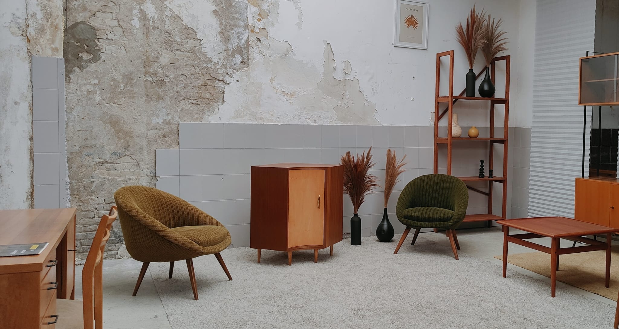 Mid Century corner cabinet