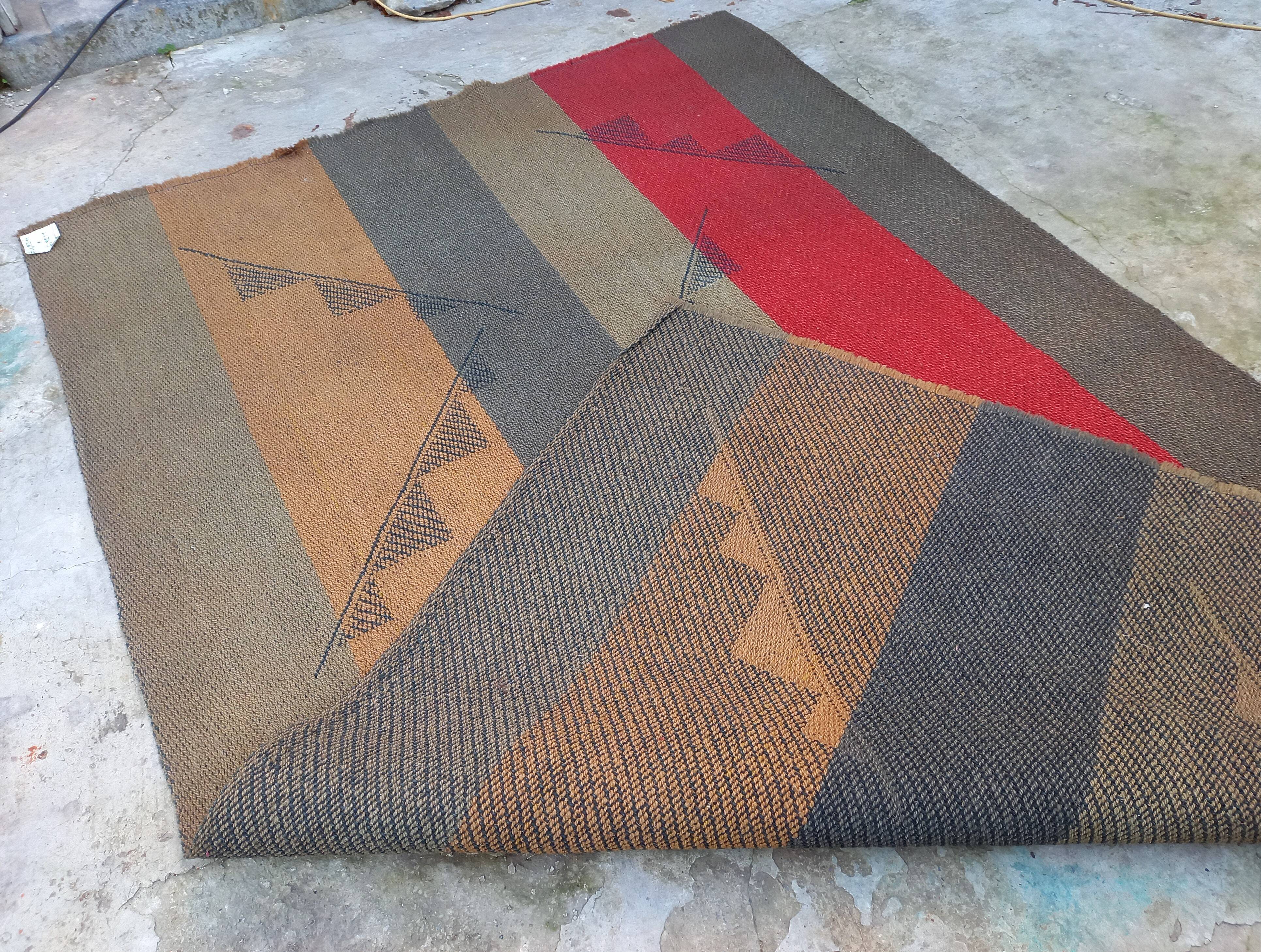 Jute style carpet 193 x 295 cm