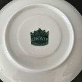 4 Royal Schwabap white saucers
