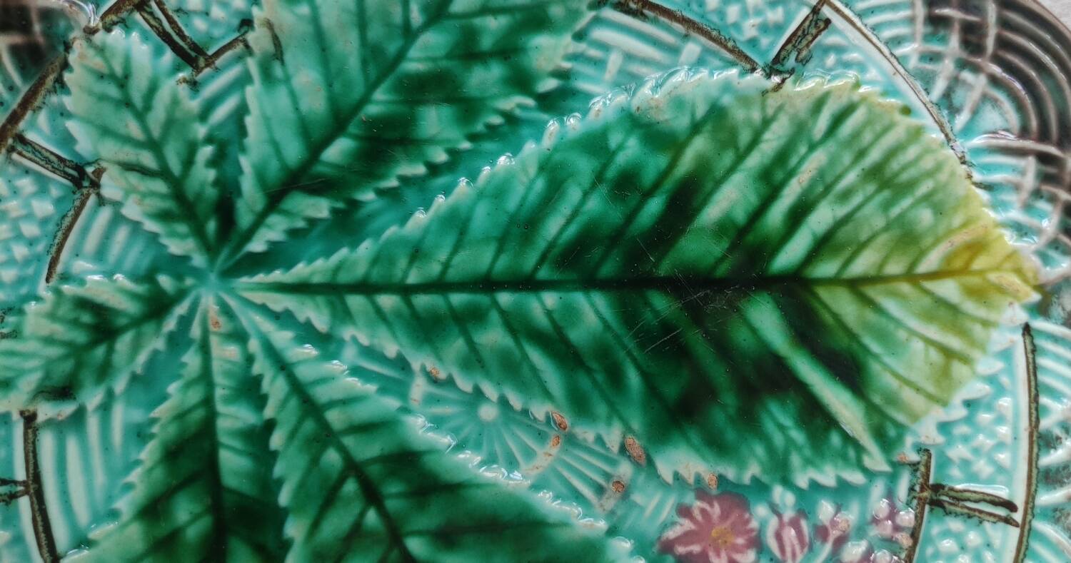 Old Villeroy and Boch slip plate