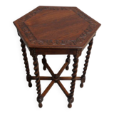 Antique oak sidetable