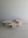 Nest tables - travertine low tables 1970