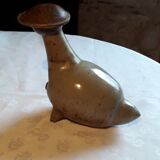 Zoomorphic ceramic (goose-shaped) vinegar maker stylized