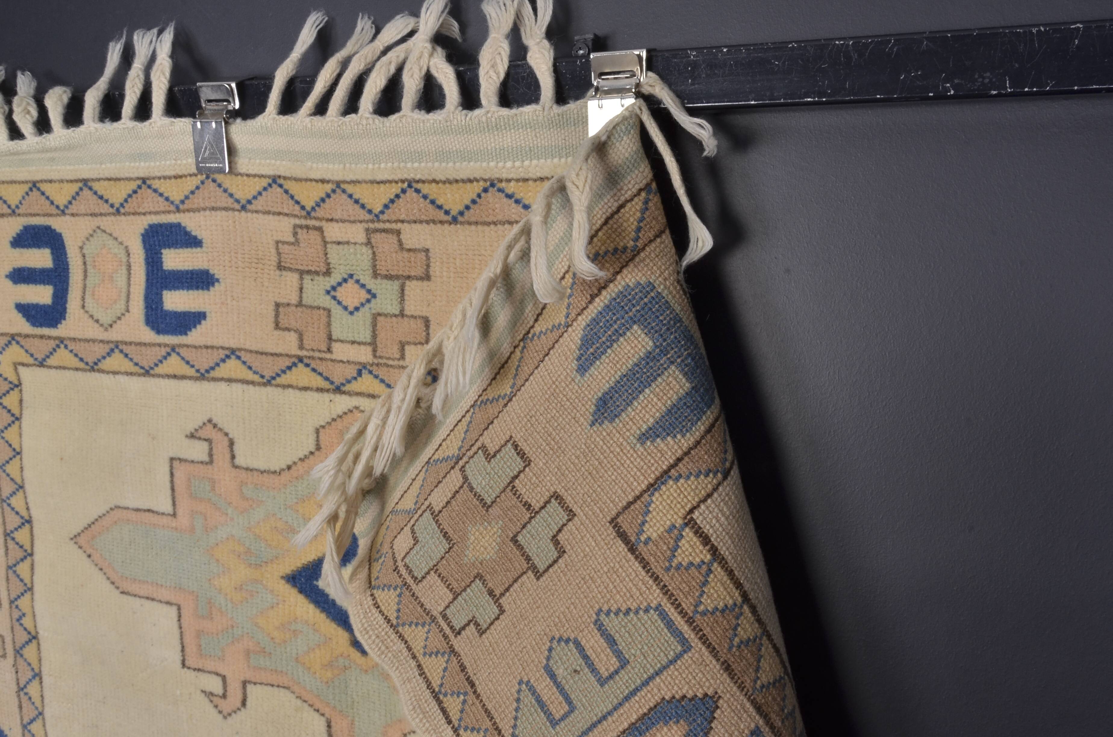 Unique Vintage Neutral Small Rug sku 2380