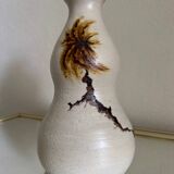 Vase double gourde grès Chouzet années 70