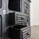 Buffet dans le style de Dudouyt peint en noir