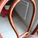 Curved wood bistro chair