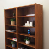 Walnut bookcase, Danish design, 1970s, production Hundevad