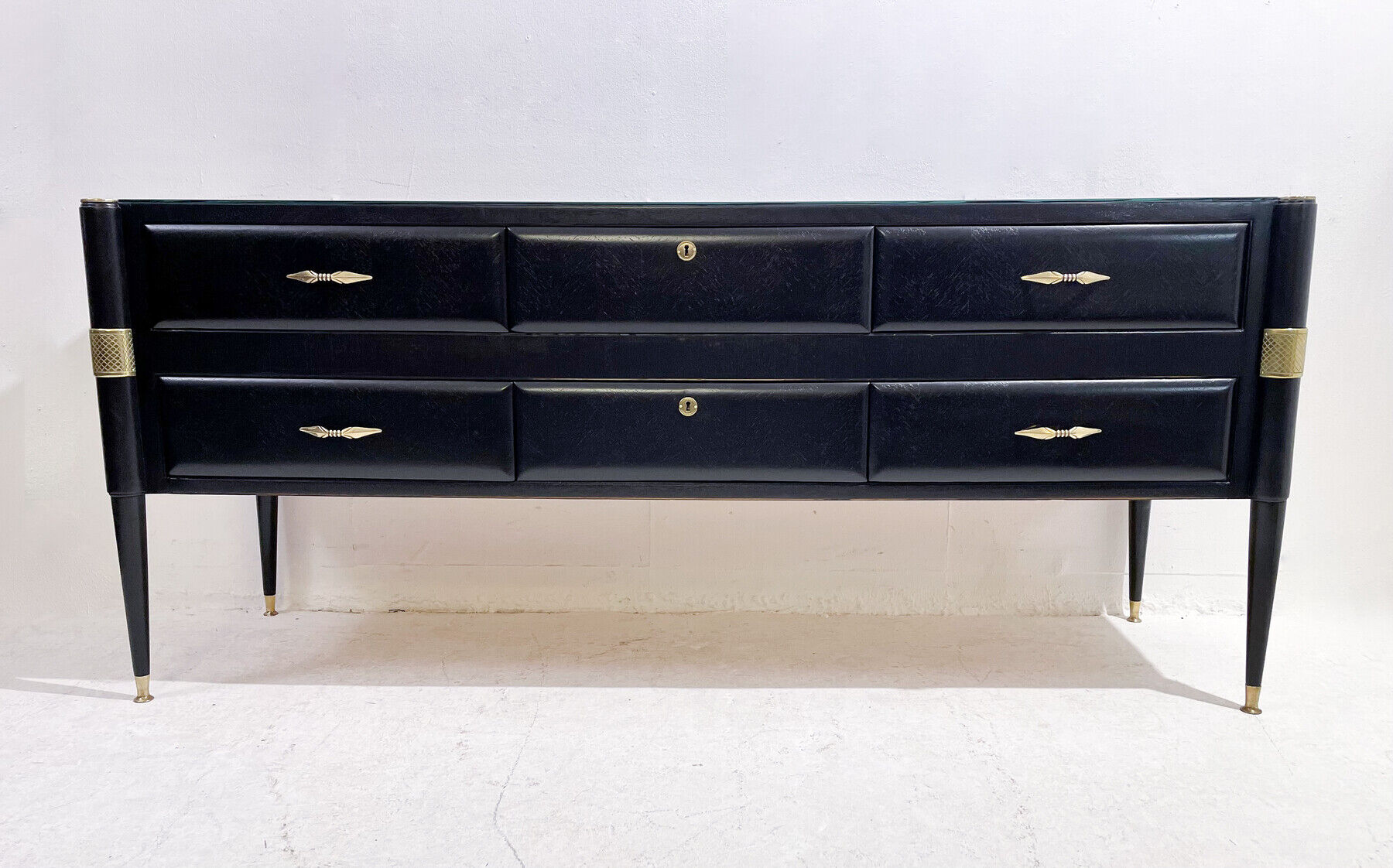 Mid-Century Modern Italian Wooden Sideboard, 1960s