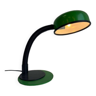 Lampe de table verte vintage / lampe de bureau / lampe de bureau