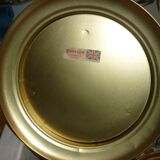 Umbrella stand in English gilded brass