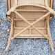Pair of armchairs and bench in rattan and bamboo from the 60s/70s