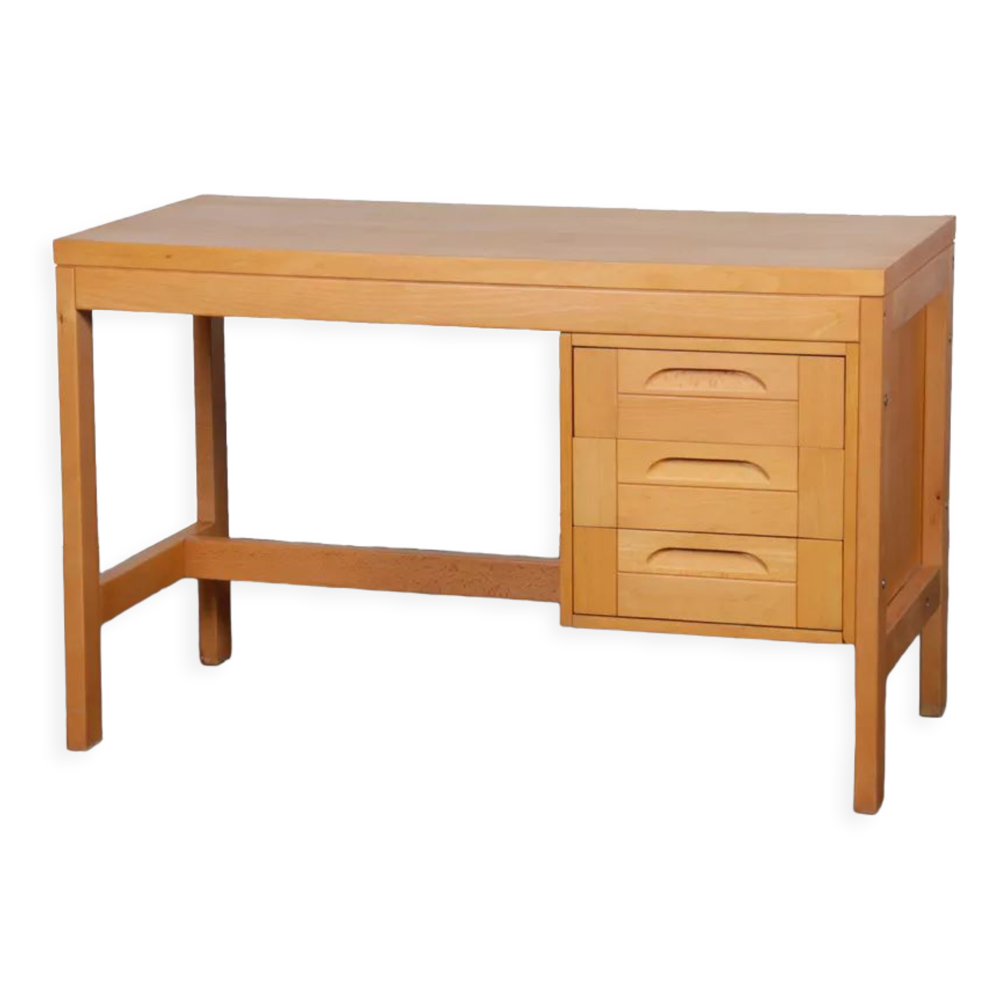 Vintage wooden desk from the 1970s