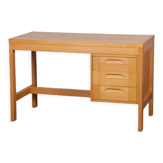 Bureau vintage en bois datant des années 1970