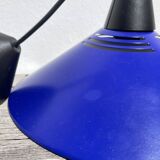 Postmodern blue metal pendant light Glossy