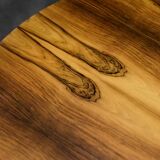 Mid-Century German Modern Round Rosewood Coffee Table from Ilse Möbel