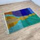 Colorful handmade Berber rug, traditional style, size 150 x 250 cm