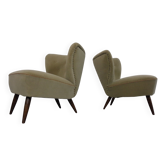 Set of German Organic Club Chairs, 1950s