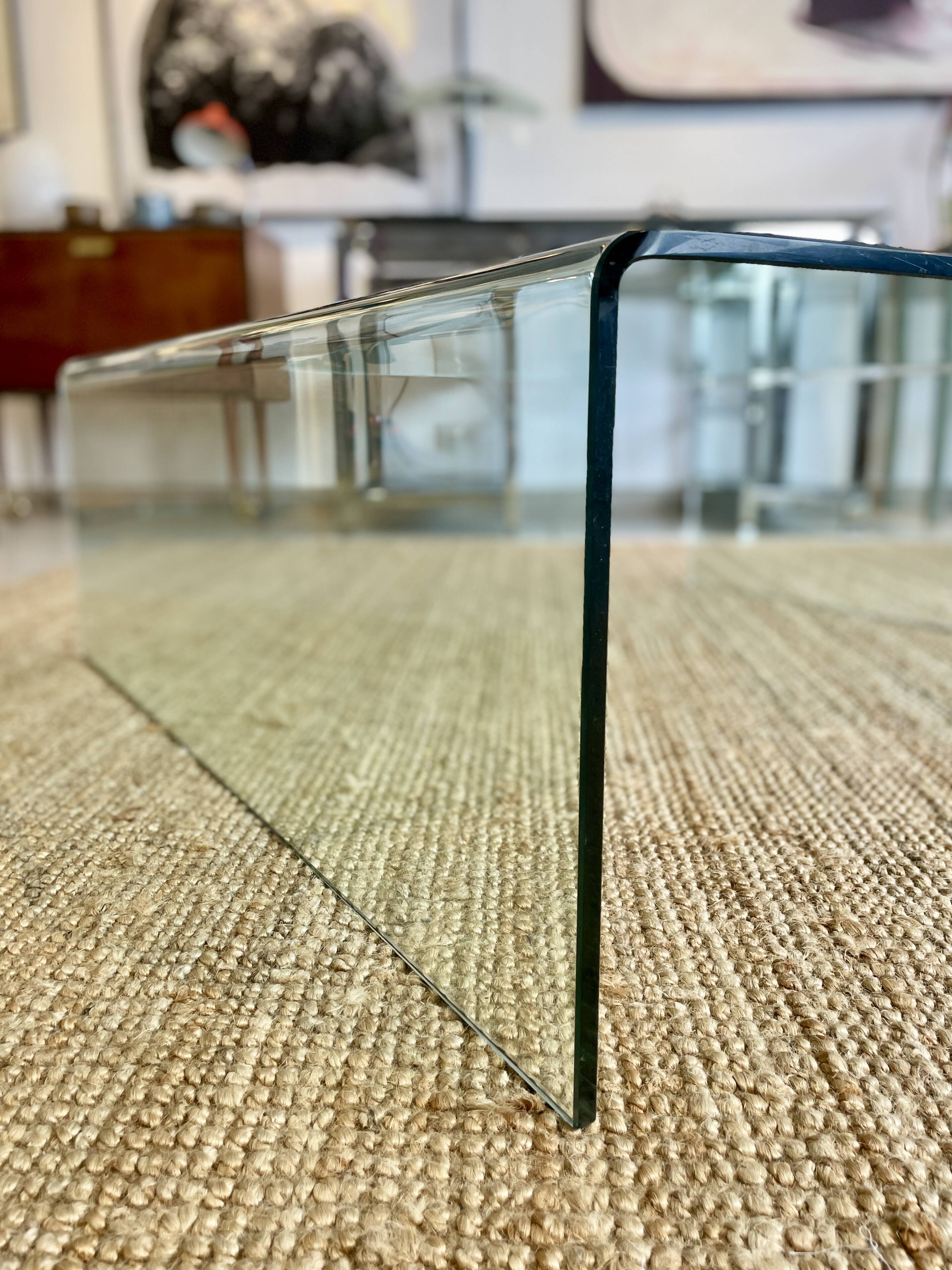 Tempered glass coffee table