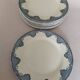 12 assiettes plates terre de fer Salins, modèle Céline