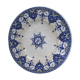 Assiette en faïence de Sarreguemines décor Rouen XIX ème