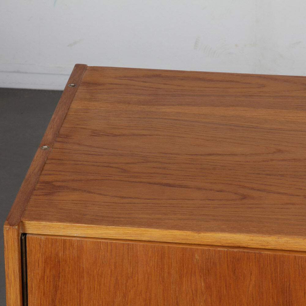 Vintage oak storage by Jiri Jiroutek, model U-458, 1960