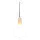 Mid-century glass pendant light Kreta by Jacob E. Bang for Fog & Mørup and Holmegaard, 1960s.