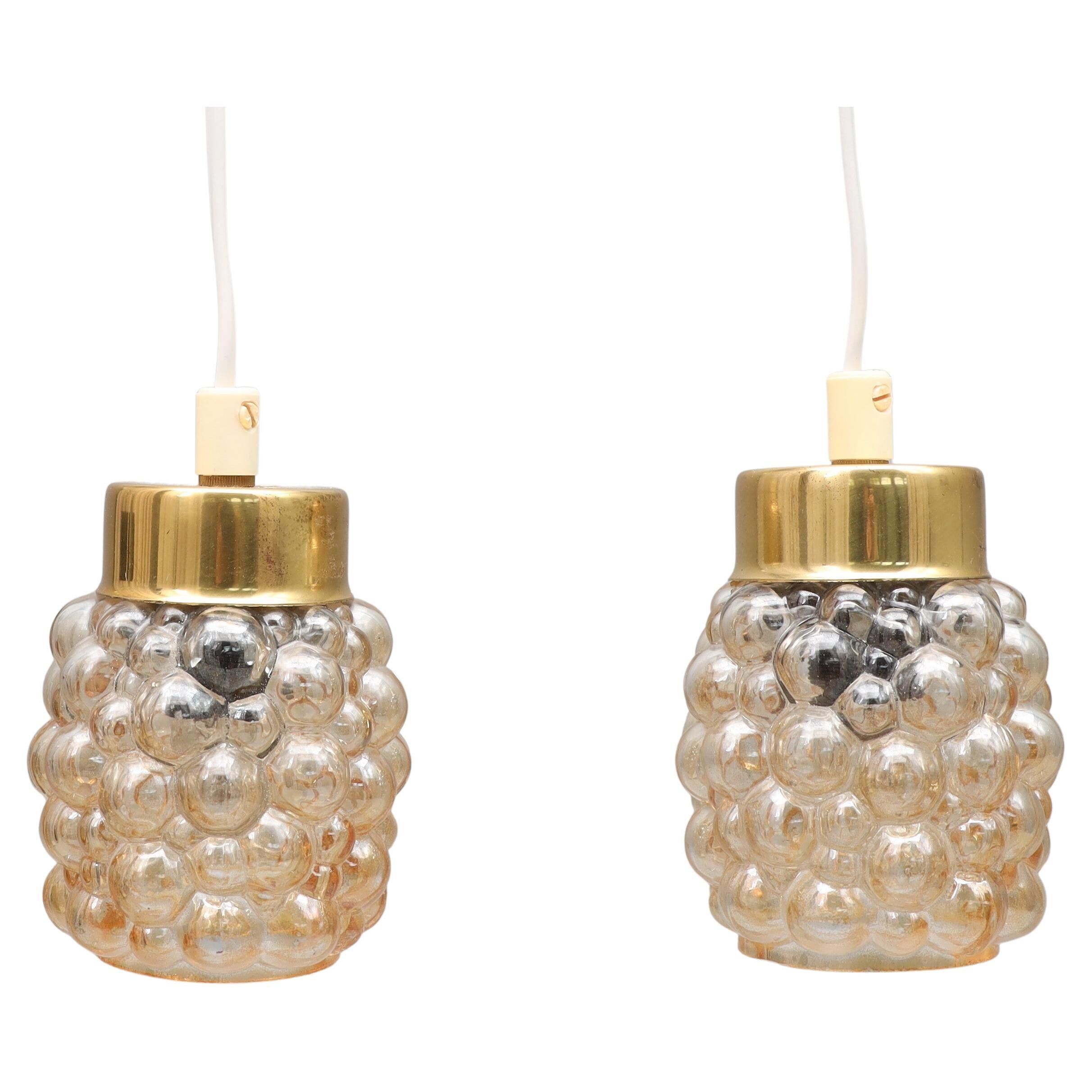 Helena Tynell bubble pendant lamp, Germany, 1960