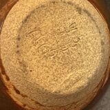 contemporary ceramic vintage soliflore ball vase 70" signature to identify