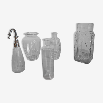 Set of vase and jar vials