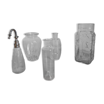 Set of vase and jar vials