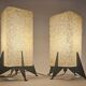 Paire de lampes de table rares des années 1970 Pokrok Zilina, Rocket.