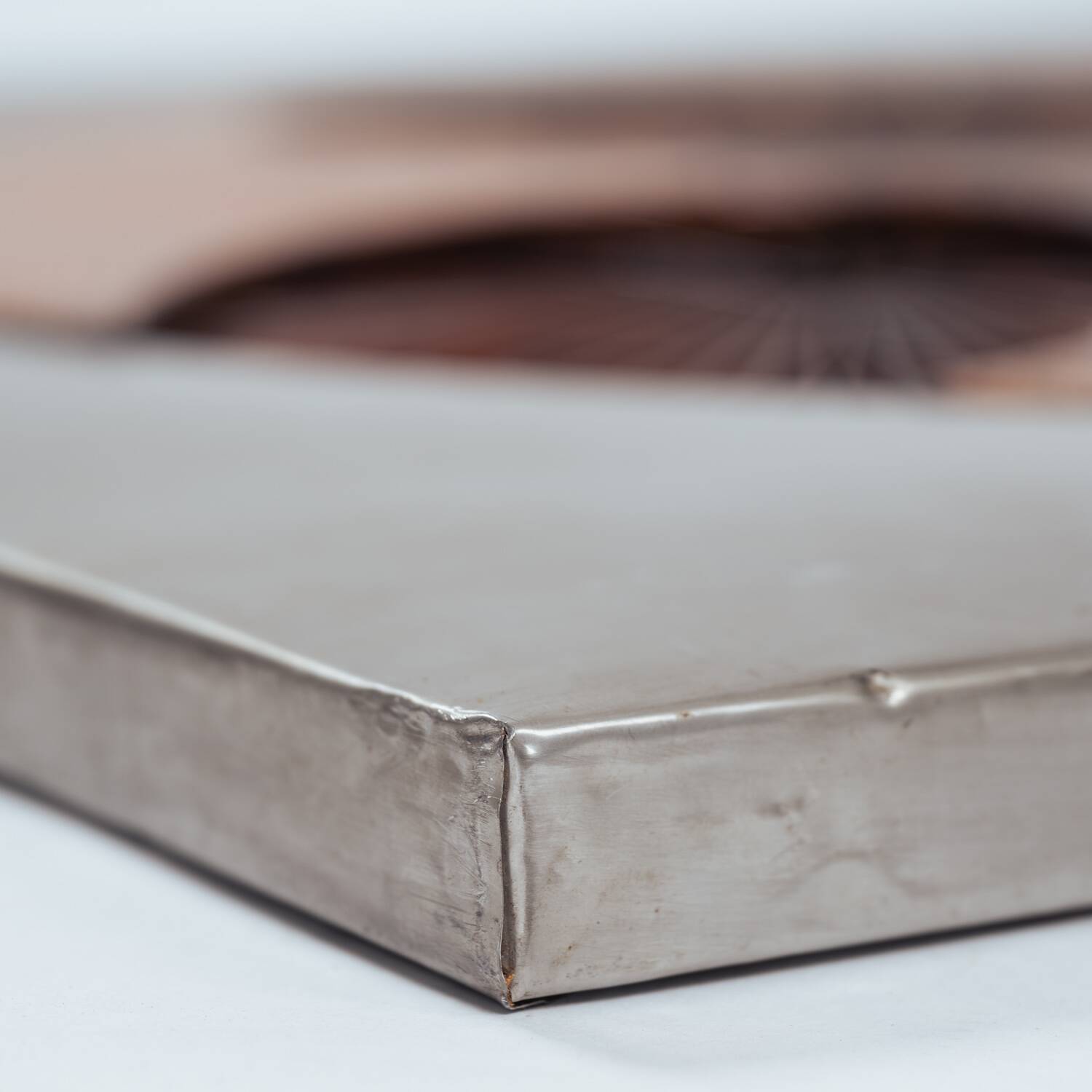 Brutalist mixed metal artwork by Sammy Tsui, 1960s