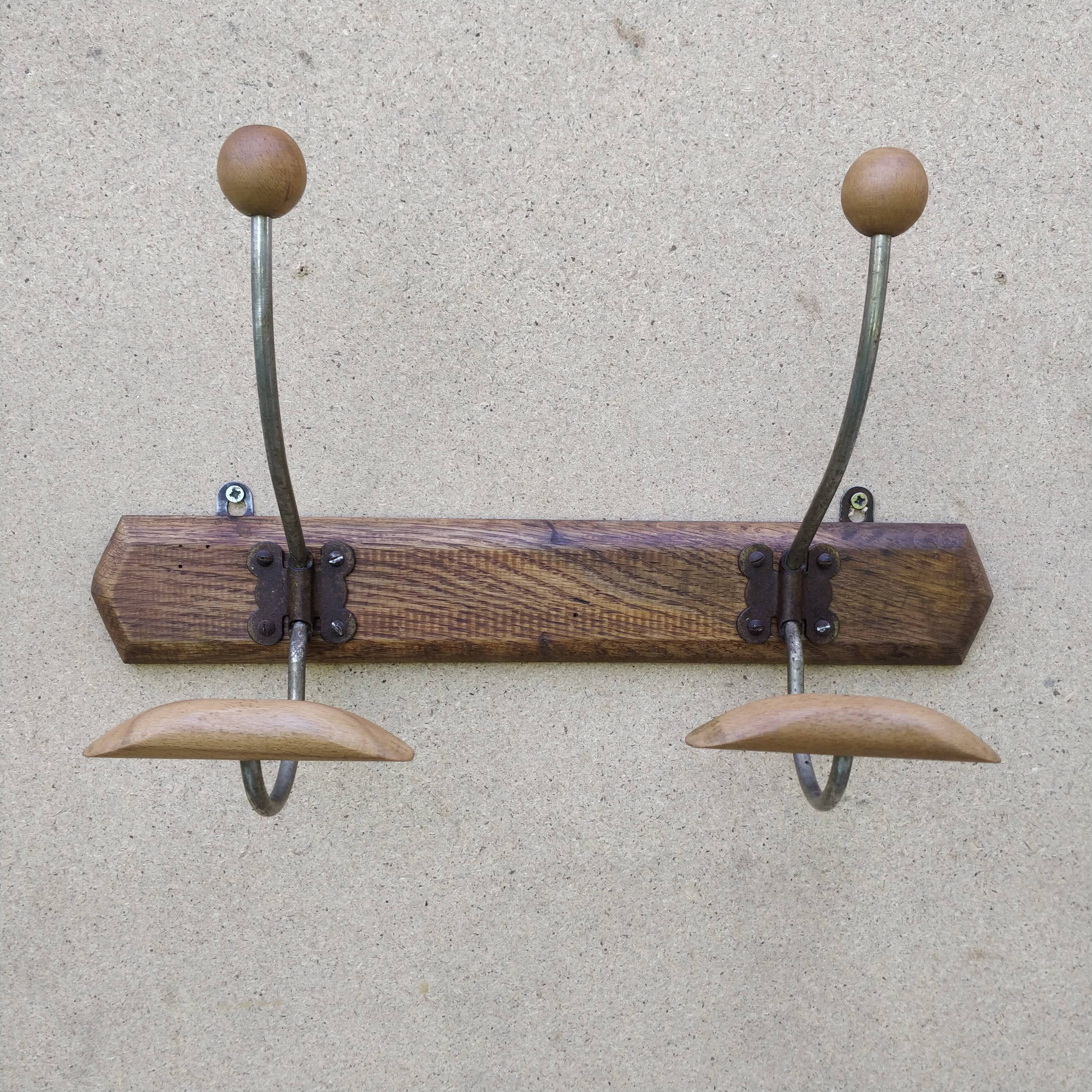 Wood/steel hooks