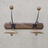 Wood/steel hooks
