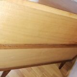 Convenient wood and rattan compass feet