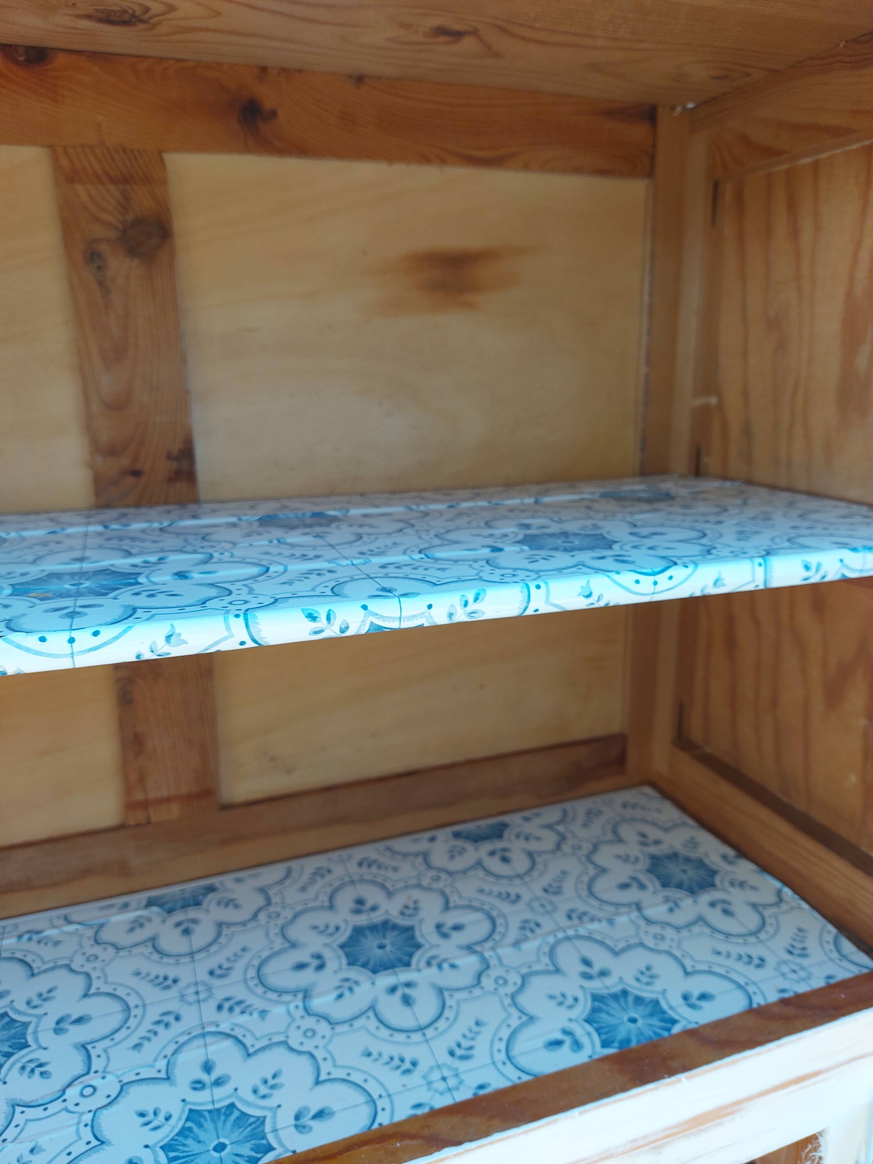 Mado chippy paint white sideboard